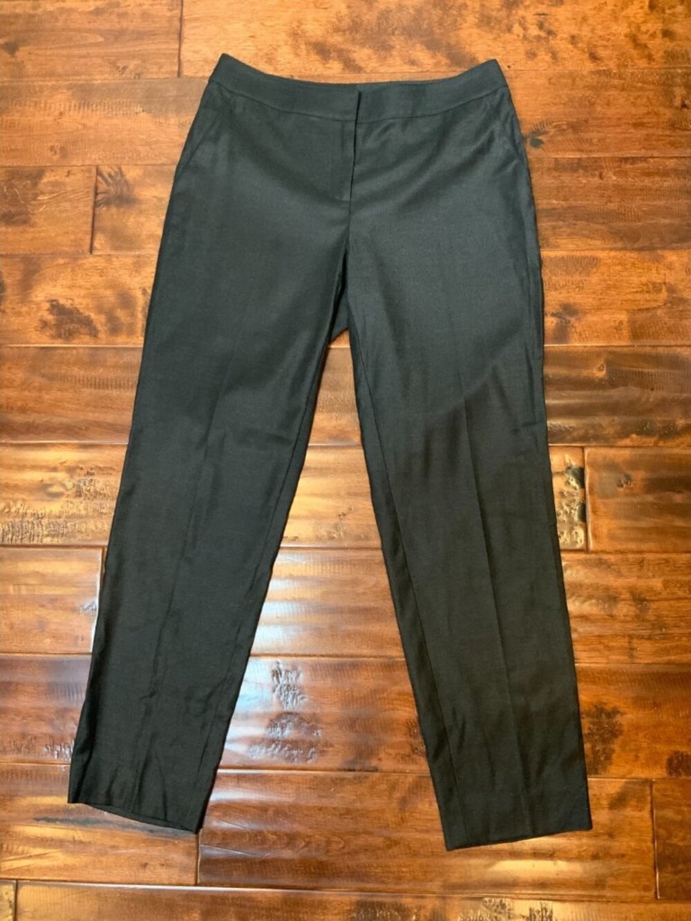 St John Black Tapered Leg Dress Pants, Size 4